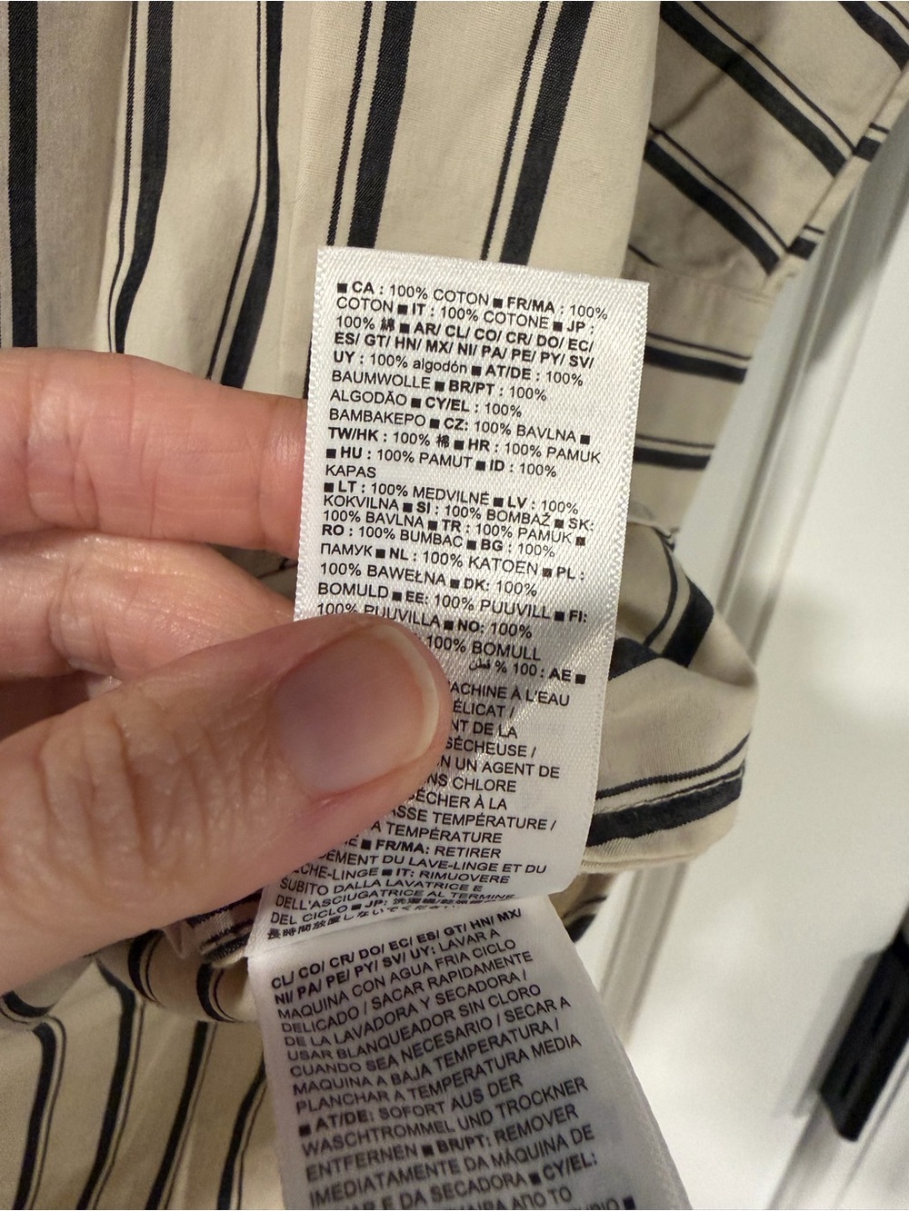 Gap x BEIS stripe big shirt cotton button down NWT - Picture 12 of 12